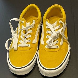 Vans Off the Wall Yellow Gold Sz 8.5 Women’s Sneakers